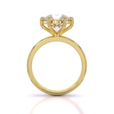 Ivana Jewels Rings Casual 3.35 Carat Solitaire Ring