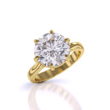 Ivana Jewels Rings Casual 3.35 Carat Solitaire Ring