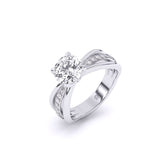 Ivana Jewels Rings Centre Solitaire Round Diamond Ring