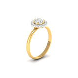 Ivana Jewels Rings Charming Halo Diamond Ring for Women’s Glamour