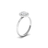 Ivana Jewels Rings Charming Halo Diamond Ring for Women’s Glamour