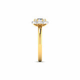 Ivana Jewels Rings Charming Halo Diamond Ring for Women’s Glamour