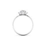 Ivana Jewels Rings Charming Halo Diamond Ring for Women’s Glamour