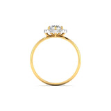 Ivana Jewels Rings Charming Halo Diamond Ring for Women’s Glamour