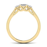 Ivana Jewels Rings Classic Crescent Diamond Ring