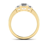 Ivana Jewels Rings Classic Square Romance Solitaire Ring