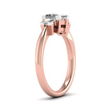 Ivana Jewels Rings Classic Square Romance Solitaire Ring