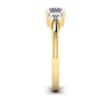 Ivana Jewels Rings Classic Square Romance Solitaire Ring