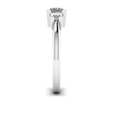 Ivana Jewels Rings Classic Square Romance Solitaire Ring