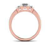 Ivana Jewels Rings Classic Square Romance Solitaire Ring