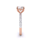 Ivana Jewels Rings Cushion Solitaire Engagement Ring