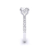 Ivana Jewels Rings Cushion Solitaire Engagement Ring
