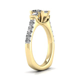 Ivana Jewels Rings Delicate French Setting Diamond Ring