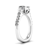 Ivana Jewels Rings Delicate French Setting Diamond Ring