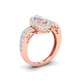 Ivana Jewels Rings Delicate Marquise Diamond Engagement Ring