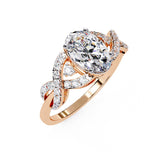Ivana Jewels Rings Diamond Crossover Engagement Ring