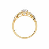 Ivana Jewels Rings Diamond Crossover Engagement Ring