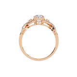 Ivana Jewels Rings Diamond Crossover Engagement Ring