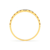 Ivana Jewels Rings Diamond V Ring Rose Gold