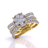 Ivana Jewels Rings Elegant Cocktail Stack Ring