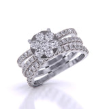 Ivana Jewels Rings Elegant Cocktail Stack Ring
