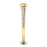 Ivana Jewels Rings Embroider With Solitaire Diamond Ring