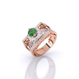 Ivana Jewels Rings Emerald Aura Ring