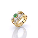 Ivana Jewels Rings Emerald Aura Ring