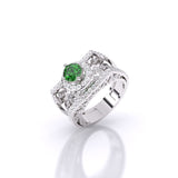 Ivana Jewels Rings Emerald Aura Ring