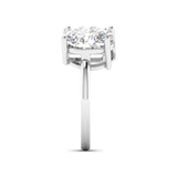 Ivana Jewels Rings Emerald & Oval Engagement Ring