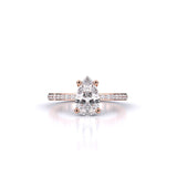Ivana Jewels Rings Eminent Pear-Shaped Solitaire Ring