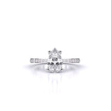 Ivana Jewels Rings Eminent Pear-Shaped Solitaire Ring