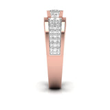 Ivana Jewels Rings Fancy Princess Cut Diamond Men's Ring