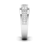 Ivana Jewels Rings Fancy Princess Cut Diamond Men's Ring
