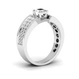 Ivana Jewels Rings Fancy Princess Cut Diamond Men's Ring