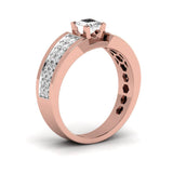 Ivana Jewels Rings Fancy Princess Cut Diamond Men's Ring