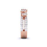 Ivana Jewels Rings Fancy & Round Shape Diamonds Ladies Cocktail Ring