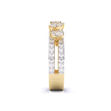 Ivana Jewels Rings Fancy & Round Shape Diamonds Ladies Cocktail Ring