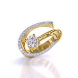 Ivana Jewels Rings Fashion Solitaire Diamond Ring