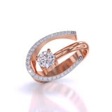 Ivana Jewels Rings Fashion Solitaire Diamond Ring