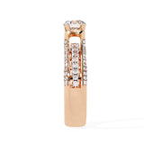 Ivana Jewels Rings Fine Diamond Ring with a Round Brilliant Cut Diamond