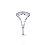 Ivana Jewels Rings Geometric Diamond Open Ring