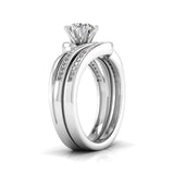 Ivana Jewels Rings Glitter Solitaire Set Ring