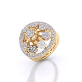 Ivana Jewels Rings Golden Orbit Ring