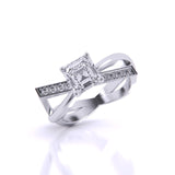 Ivana Jewels Rings Infinity Engagement Ring