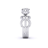 Ivana Jewels Rings Inter Twin Engagement Ring