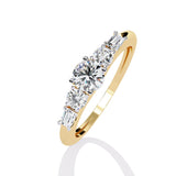 Ivana Jewels Rings Luminous Three Stone Diamond Ring