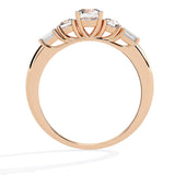 Ivana Jewels Rings Luminous Three Stone Diamond Ring