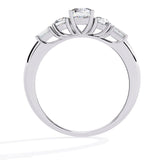 Ivana Jewels Rings Luminous Three Stone Diamond Ring