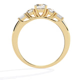 Ivana Jewels Rings Luminous Three Stone Diamond Ring